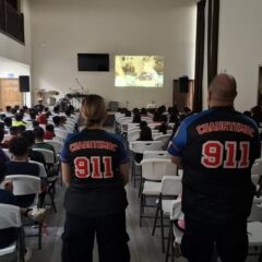 Agentes del programa D.A.R.E. fortalecen vínculos con niñas, niños y adolescentes de la Casa Hogar Vida 180