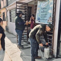 Lleva diputada Argüelles y Ecología Jornada de Fumigación a la Colonia Ciudad Moderna.