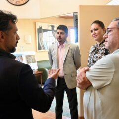 Se reúnen diputada Yesenia Reyes y diputado Saúl Mireles con autoridades de la Border Authority de Nuevo México.