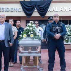 Realizan homenaje de cuerpo presente al agente José Ervey Tello Batista