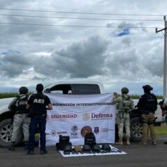 Enfrentamiento de un grupo S.W.A.T. y civiles armados en Bachíniva