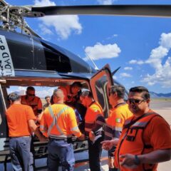 Capacitan a paramédicos y médicos del estado en operaciones aeromédicas.
