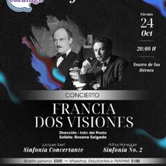 Invitan a vivir un viaje musical con el concierto “Francia, Dos Visiones” de la Ofech.