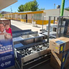Equipa DIF Estatal nueve comedores escolares y comunitarios en cuatro municipios.