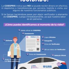 Advierte Coespris sobre red de estafas telefónicas en su nombre.