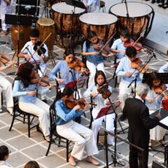 Presentan más de 300 niñas, niños y jóvenes concierto “Agua por mi casa”