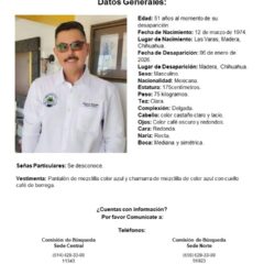 A más de cinco meses de su desaparición, ofrecen recompensa por el presidente seccional de Las Varas