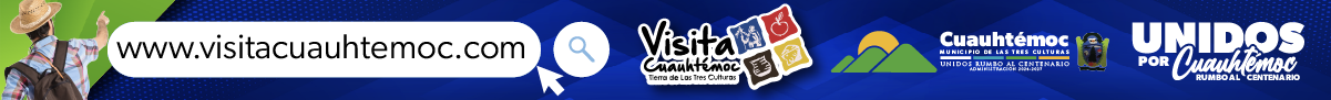 Banner del Estado de Chihuahua, que refleja la campaña que se quiere difundir a la población 