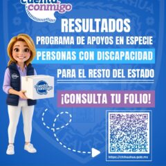 Publica Desarrollo Humano resultados de convocatorias de apoyos en especie para personas mayores y con discapacidad.