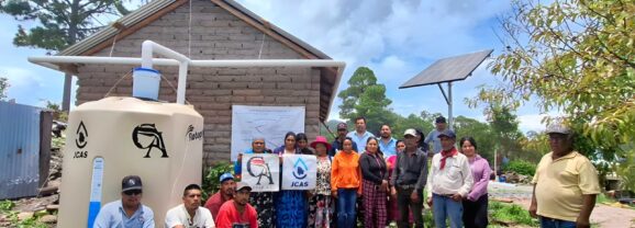 Inician JCAS y Captar instalación de 150 sistemas de captación de agua de lluvia en la Sierra Tarahumara.