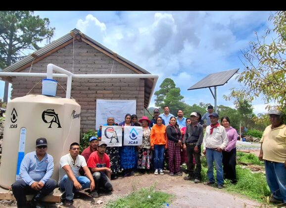 Inician JCAS y Captar instalación de 150 sistemas de captación de agua de lluvia en la Sierra Tarahumara.