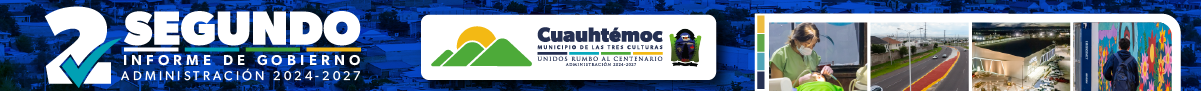 Banner del Estado de Chihuahua, que refleja la campaña que se quiere difundir a la población 