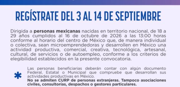 Convocan SIDE e IMPI a jóvenes microemprendedores a registrar su marca con 90 por ciento de descuento.