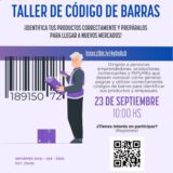 Convoca SIDE a emprendedores a participar en Taller de Código de Barras.