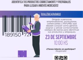 Convoca SIDE a emprendedores a participar en Taller de Código de Barras.