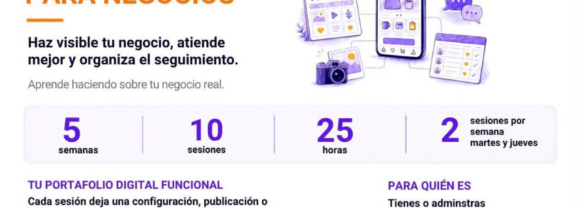 Invita SIDE a dueños de negocios a beneficiarse con capacitación sobre digitalización.