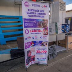 Equipan DIF Estatal y el programa NutriChihuahua comedores escolares y comunitarios en tres municipios.