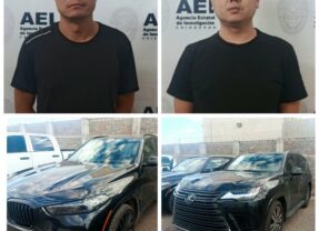 Detiene AEI a dos chinos, traían vehículos con reporte de fraude en Estados Unidos